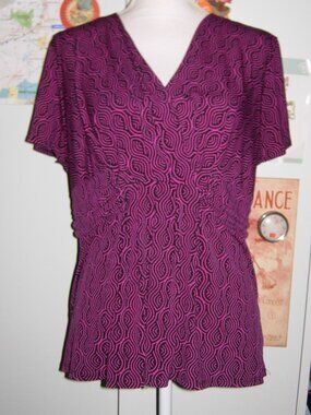 George Pink Black Top XXL